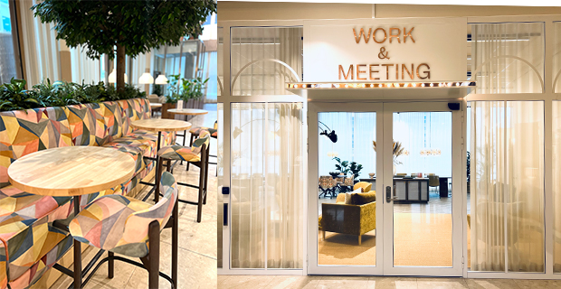 Origo sträcker sig över totalt 18 000 kvm och rymmer upp till 1 800 arbetsplatser, med tillgång till designade miljöer för möten och konferenser.